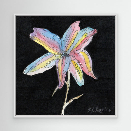 Lili - Framed Canvas Giclée Print