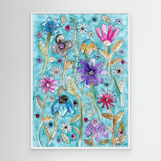 Oasis of Calm - Framed Canvas Giclée Print