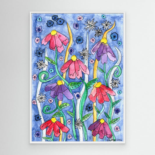 .Framed Canvas Giclée Print
