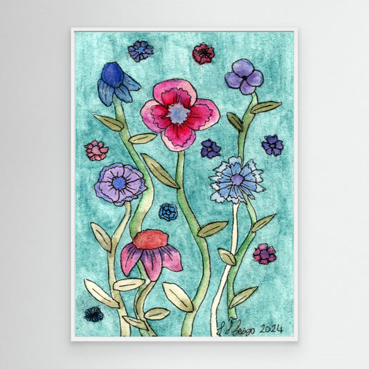 Remember - Framed Canvas Giclée Print