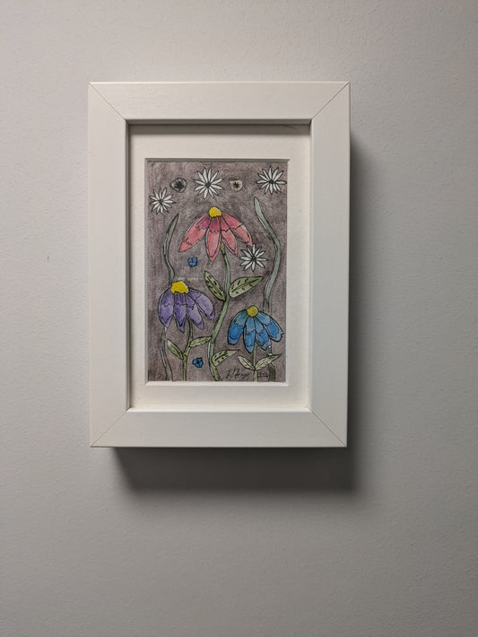 Echinacea - Part of the Floral Collection, this one was inspired by one of my favourite flowers. I love sitting in the garden watching the bees and butterflies pitching on these beautiful flowers in the late summer.