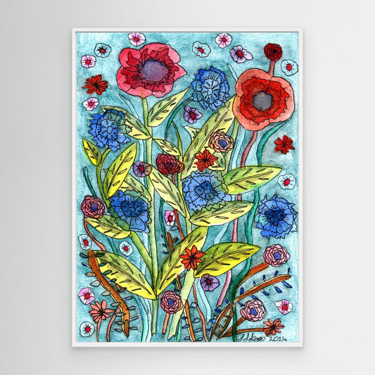 Wild - - Framed Canvas Giclée Print
