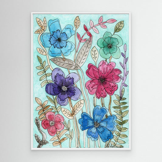 Mixup - Framed Canvas Giclée Print