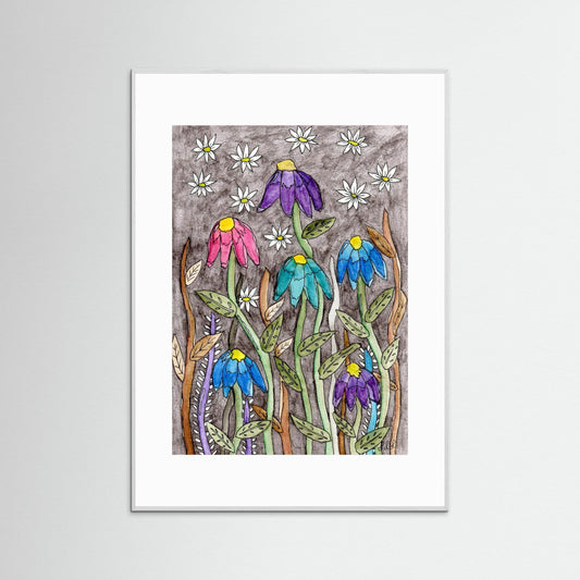 Echinacea and Daisy