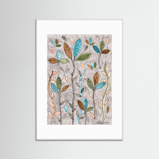 Leafy Pastel